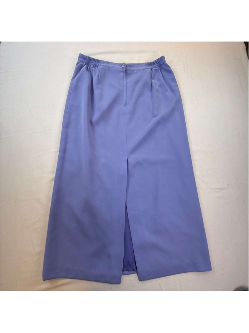 Sag Harbor Lavender Skirt Suit Scarf Set Size 16 Career Church Easter Mother of - Picture 3 of 11